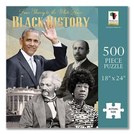 African American Expressions 18 in. Jigsaw Puzzle - Black History - 500 Piece AF20962